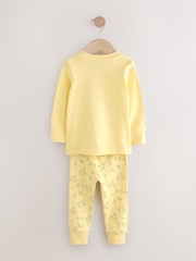 Yellow/Blue Bunny Snuggle Pyjamas 3 Pack (9mths-8yrs) - Image 7 of 12