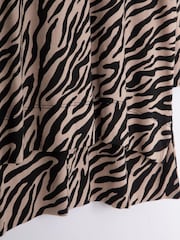 Lakeland Clothing Milly Animal Print Brown Top - Image 3 of 3