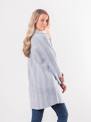 Lakeland Leather Grey Francis Button Coat - Image 2 of 8