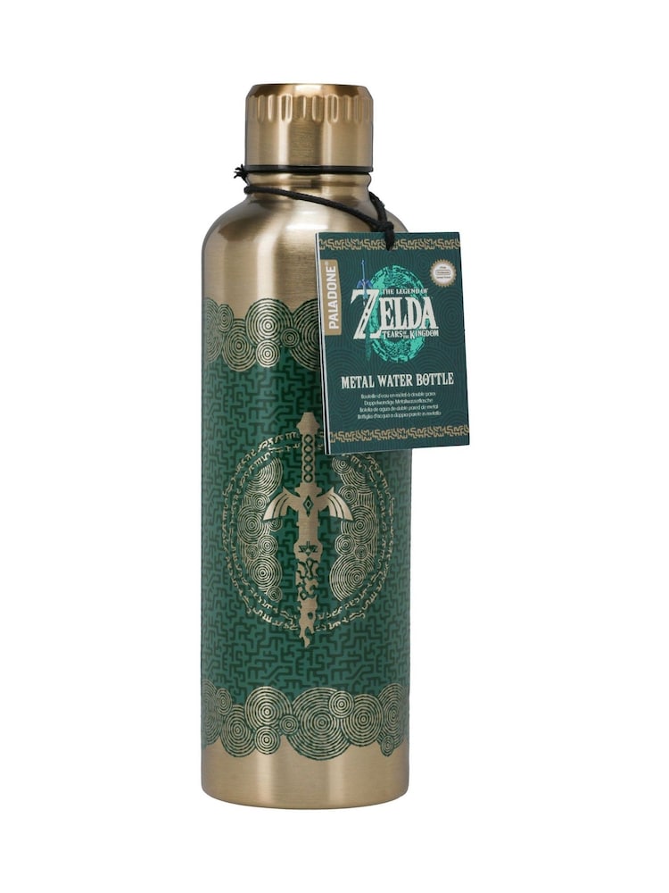Nintendo Zelda Tears Of The Kingdom Metal Water Bottle - Image 2 of 2