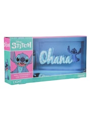 Disney Stitch Ohana LED Neon Light - Image 2 of 4