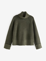 Nobodys Child Green Meet The Jean Fisherman Stitch Jumper - Image 5 of 5