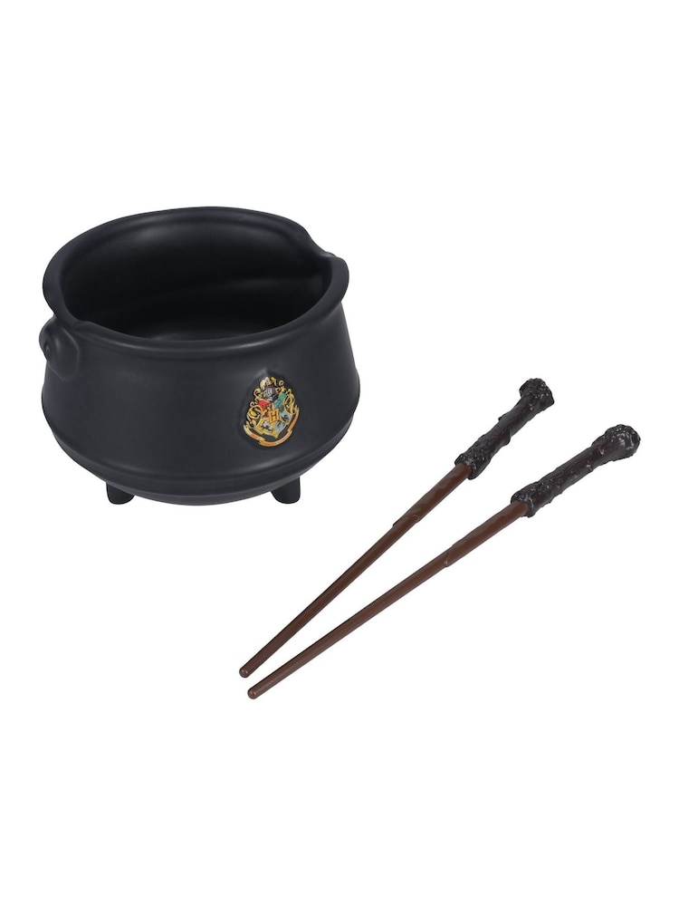 Harry Potter Cauldron Ramen Bowl With Wand Chopsticks - Image 2 of 2