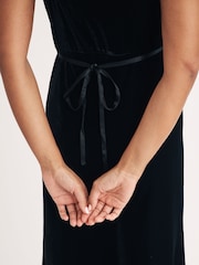 Nobodys Child Velvet Cowl KneckTrixie Midaxi Dress - Image 4 of 5