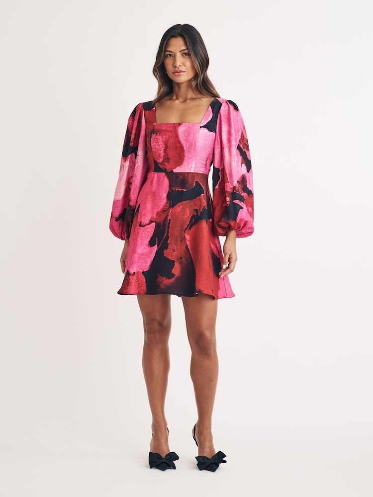 Nobodys Child Pink Loredana Mini Dress - Image 4 of 5