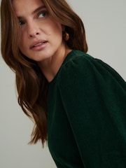 Nobodys Child Green Nobodys Child Patras Cord Mini Dress - Image 3 of 4