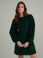 Nobodys Child Green Nobodys Child Patras Cord Mini Dress - Image 4 of 4