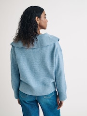 Nobodys Child Blue Fly Away Collar Jumper - Image 3 of 4