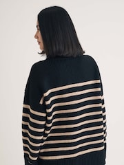 Nobodys Child Natural Oversized Half Zip Jumper - Image 3 of 5