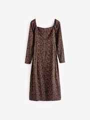 Nobodys Child Brown Abby Celine Cherry Midi Dress - Image 5 of 5