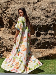 B by Ted Baker Touch of Linen Blend Kaftan - Image 2 of 5