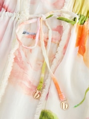 B by Ted Baker Touch of Linen Blend Kaftan - Image 8 of 11