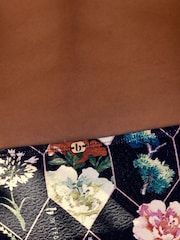 B by Ted Baker Floral Print Tie Side Black Bikini Briefs - Imagen 5 de 5