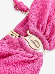 B by Ted Baker Textured Sparkle Bandeau Bikini Top - Image 7 of 8