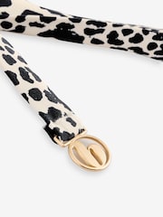 B by Ted Baker – Multifunktions-Bikinioberteil mit Leopardenmuster, Schwarz/Weiss - Image 8 of 8