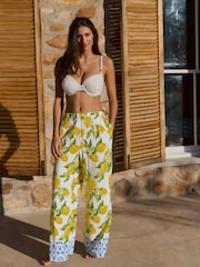 B by Ted Baker Lemon Touch of Linen Trousers - Image 1 de 10
