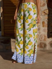 B by Ted Baker Lemon Touch of Linen Trousers - Image 3 de 10