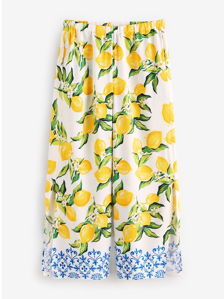 B by Ted Baker Lemon Touch of Linen Trousers - Image 6 of 10