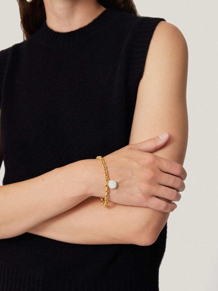 Jigsaw Cream Keshi Pearl Bracelet - Image 1 of 1
