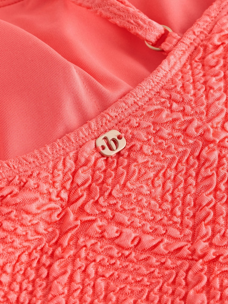 Texture rose - Maillot de bain B by Ted Baker Tummy Control à une épaule - Image 7 of 9