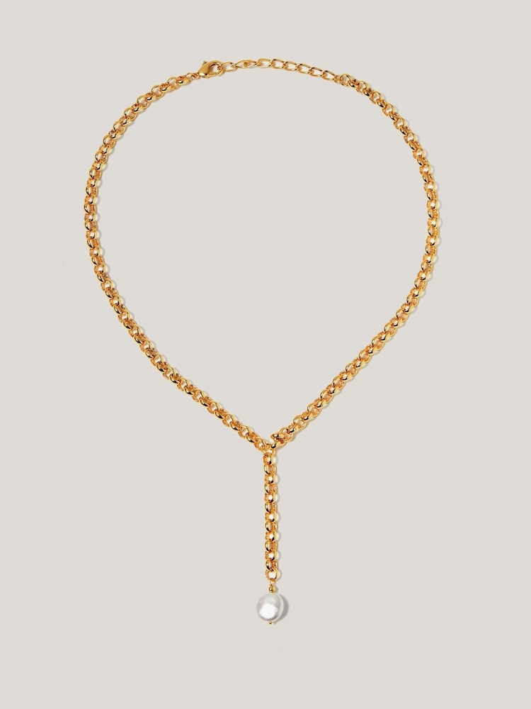 Jigsaw Gold Keshi Pearl Gold Necklace - Image 1 of 2
