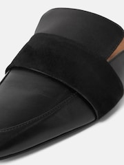Jigsaw Black Backless Loafers - Image 3 of 4