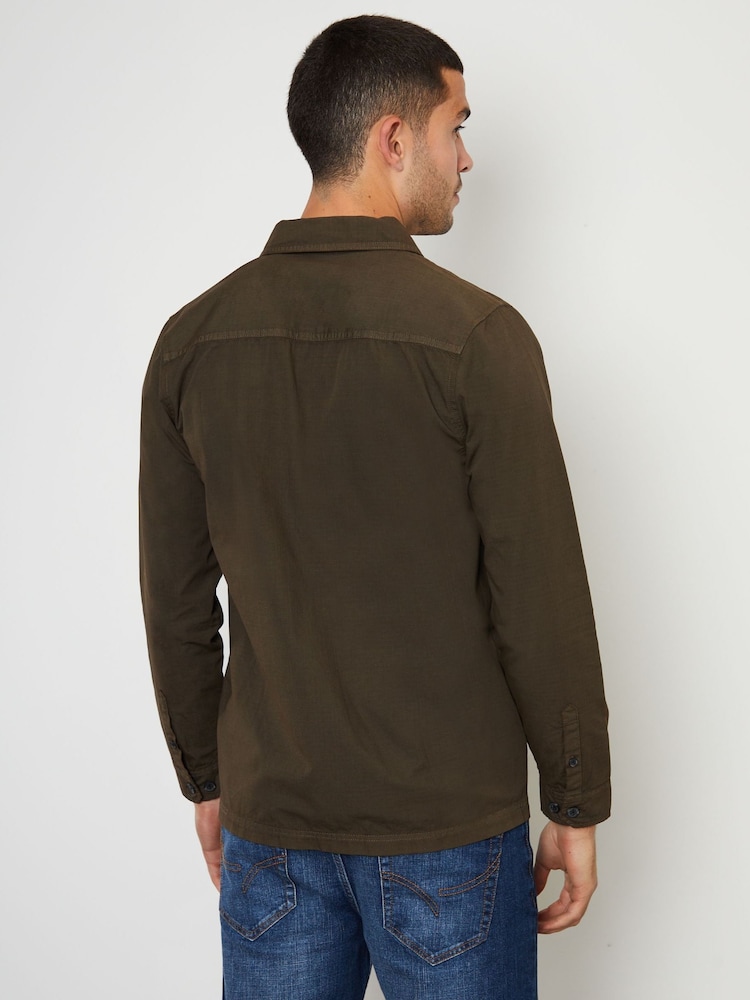 Threadbare Brown Lightweight Jacket - Image 2 of 4