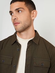 Threadbare Brown Lightweight Jacket - Image 4 of 4
