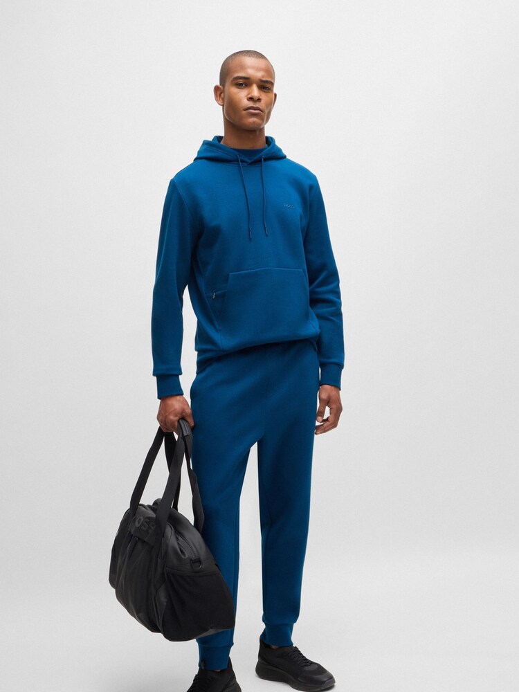 BOSS Blue Tracksuit Bottoms Stretch Cotton - Image 1 of 6