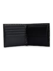 BOSS Black Monogram Panel Wallet With Silver Foil Logo - Image 3 of 4
