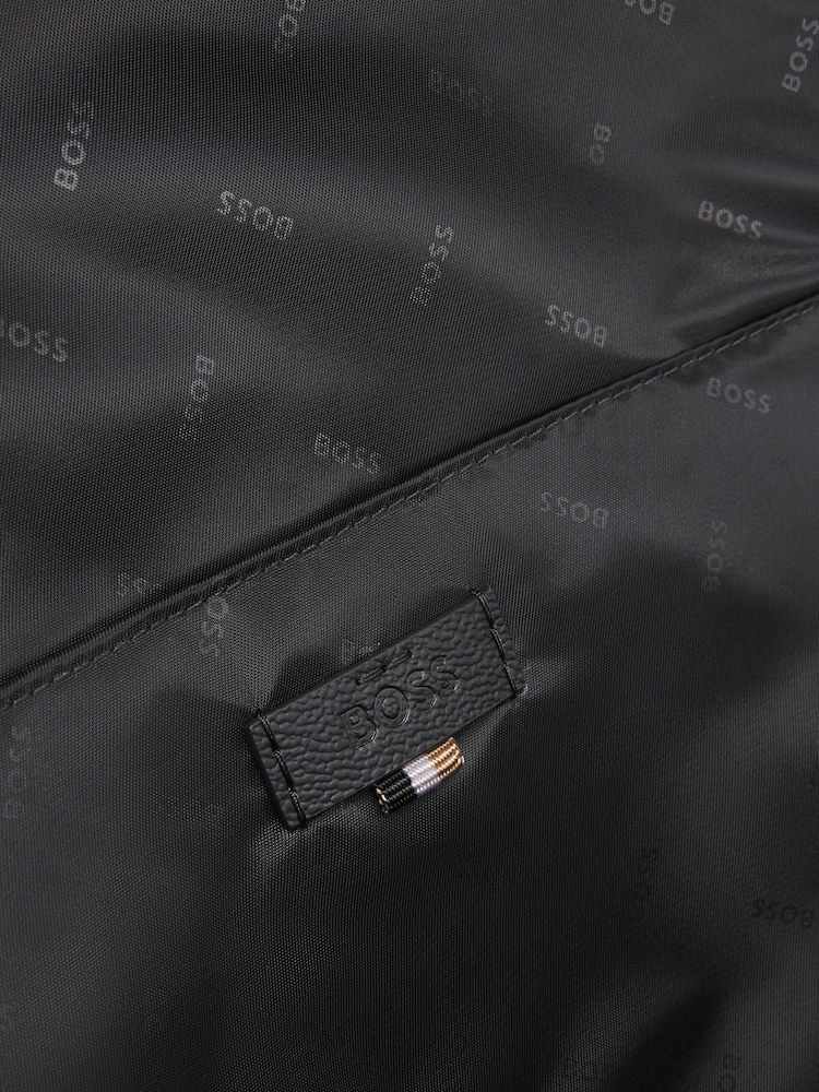 BOSS Black Leather Zair Backpack - Image 4 of 4 BOSS Black Leather Zair Backpack - Image 4 of 4