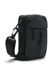 BOSS Black Tonal Logo Faux Leather Reporter Bag - Image 3 of 4