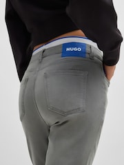 HUGO Grey Skinny Fit  Stretch Denim Jeans - Image 2 of 5