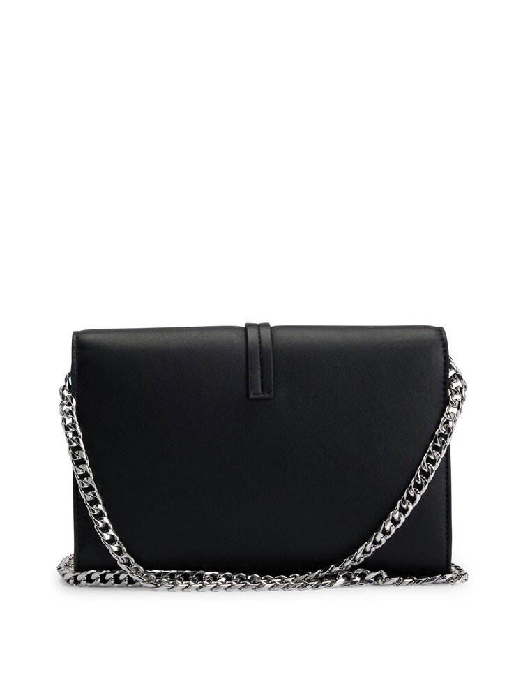 HUGO Black Logo Lettering Clutch Bag in Faux Leather - Image 3 of 3