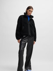 HUGO Teddy Jacket With Smiley Face Logo - Image 1 of 6