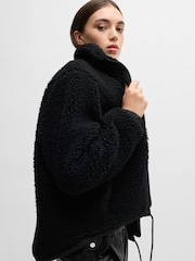 HUGO Teddy Jacket With Smiley Face Logo - Image 3 of 6