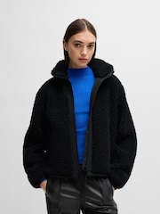 HUGO Teddy Jacket With Smiley Face Logo - Image 4 of 6