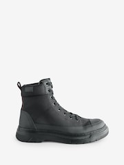HUGO Black Urian Lace Up Boots - Image 1 of 5