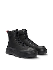 HUGO Black Urian Lace Up Boots - Image 2 of 5