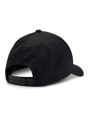 HUGO Black Embroidered Logo 100% Cotton Twill Cap - Image 3 of 4