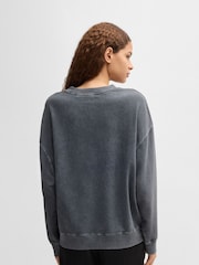 BOSS Black Elaslogan Sweatshirt - Image 2 of 4