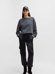 BOSS Black Elaslogan Sweatshirt - Image 3 of 4