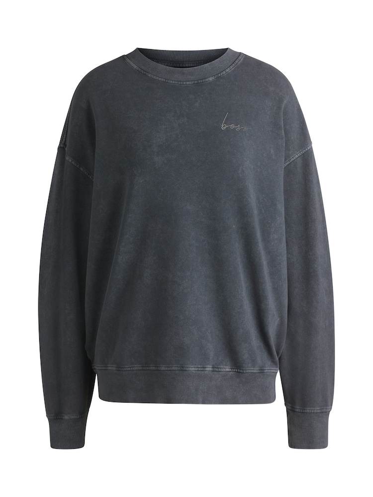 BOSS Black Elaslogan Sweatshirt - Image 4 of 4