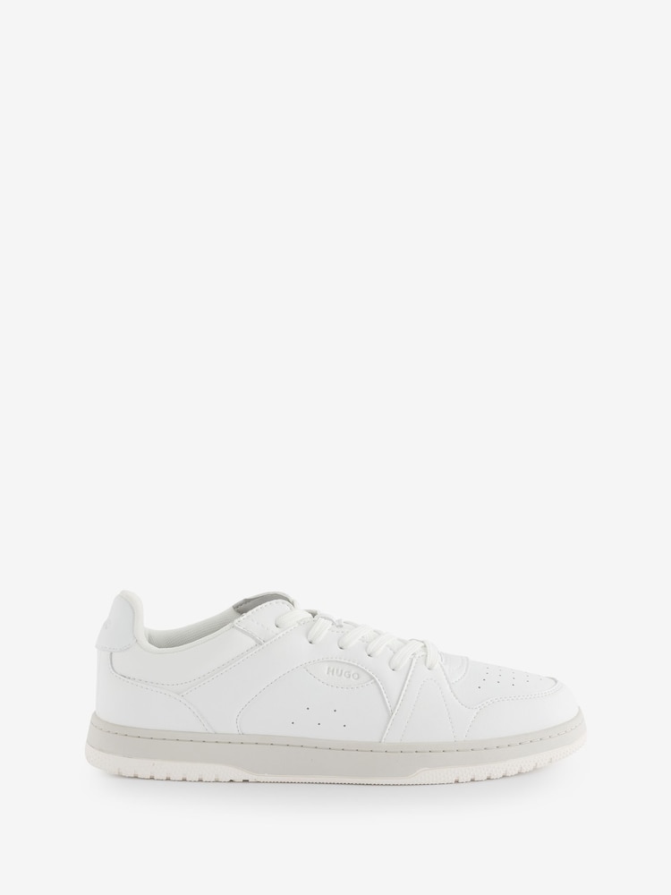 HUGO White Hadrian Trainers - Image 1 of 5