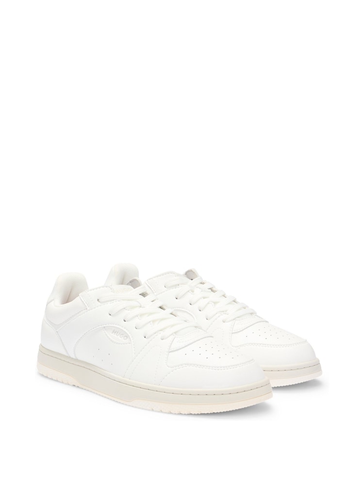 HUGO White Hadrian Trainers - Image 2 of 5