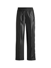 HUGO Black Straight Leg Trousers in Faux Leather - Image 5 of 5