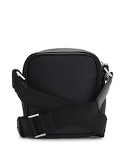 BOSS Black Monogram Panel Reporter Bag With Foil Logo - Image 2 of 5