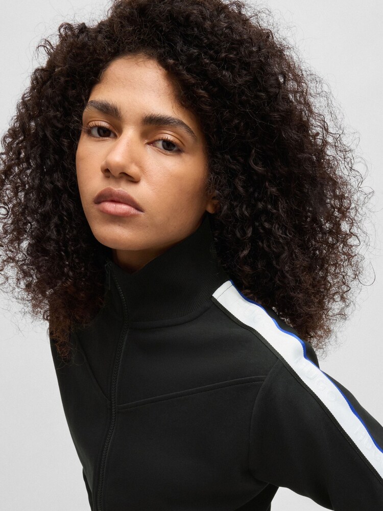 HUGO Black Doma Sweatshirt - Image 2 of 5