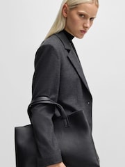 HUGO Branded Strap Tote Bag In Faux Leather - Bild 4 von 5