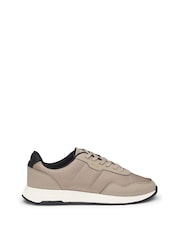 BOSS Natural Evo Textured Sole Trainers in Mixed Materials - Image 1 of 1